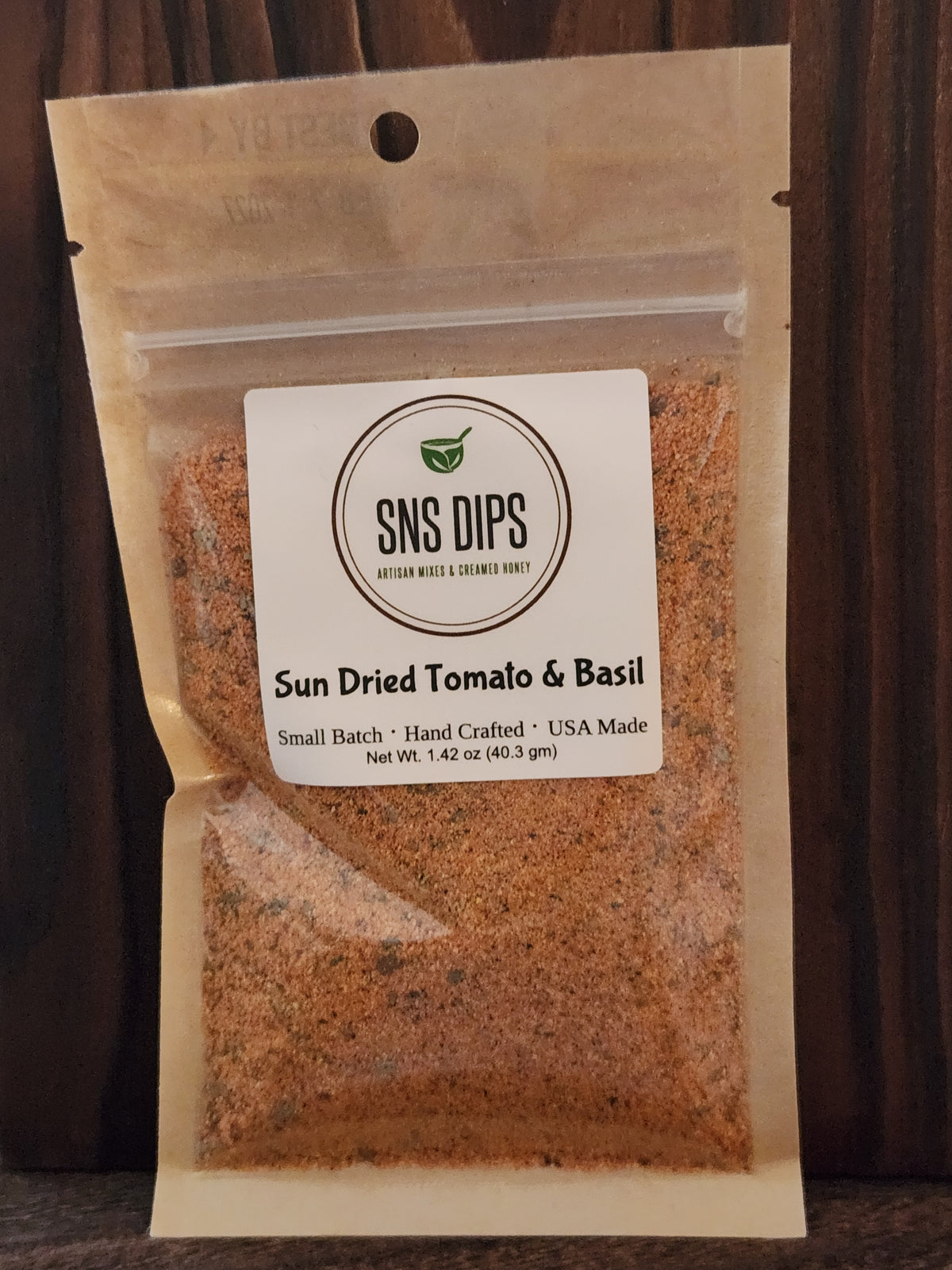 SNS Dips- Sun Dried Tomato & Basil Dip Mix