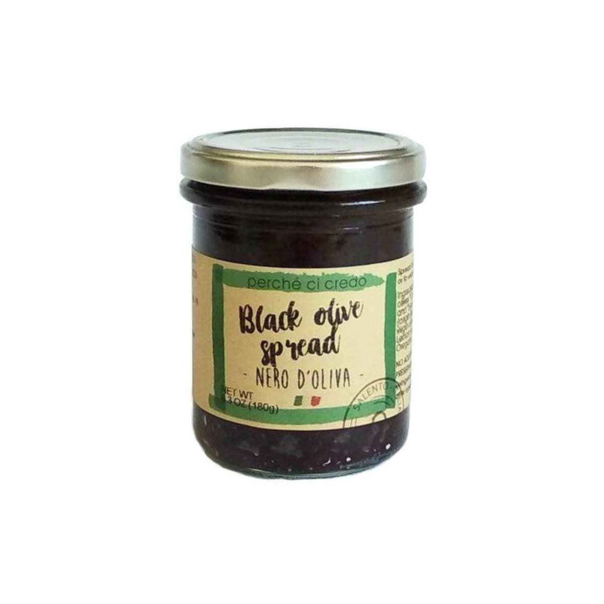 Black Olive Spread / Tapenade by Perché ci Credo