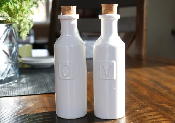 Petite O+V Oil and Vinegar Bottle Cruet Set