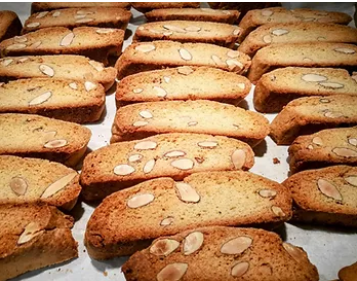 Lemon Olive Oil Fused Almond Biscotti