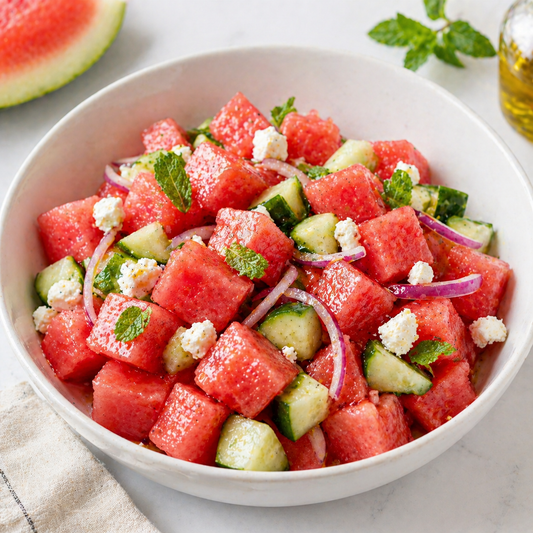 Watermelon Jalapeño Salad