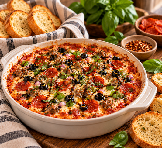 Italian Loaded Pizza Dip