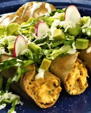 Shredded Chicken Flautas
