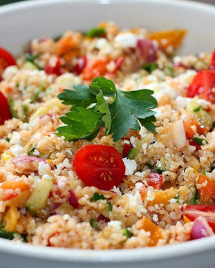 Grain Salad with Dill Olive Oil & White Balsamic