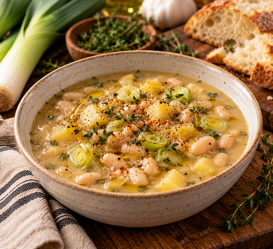 White Bean & Leek Soup