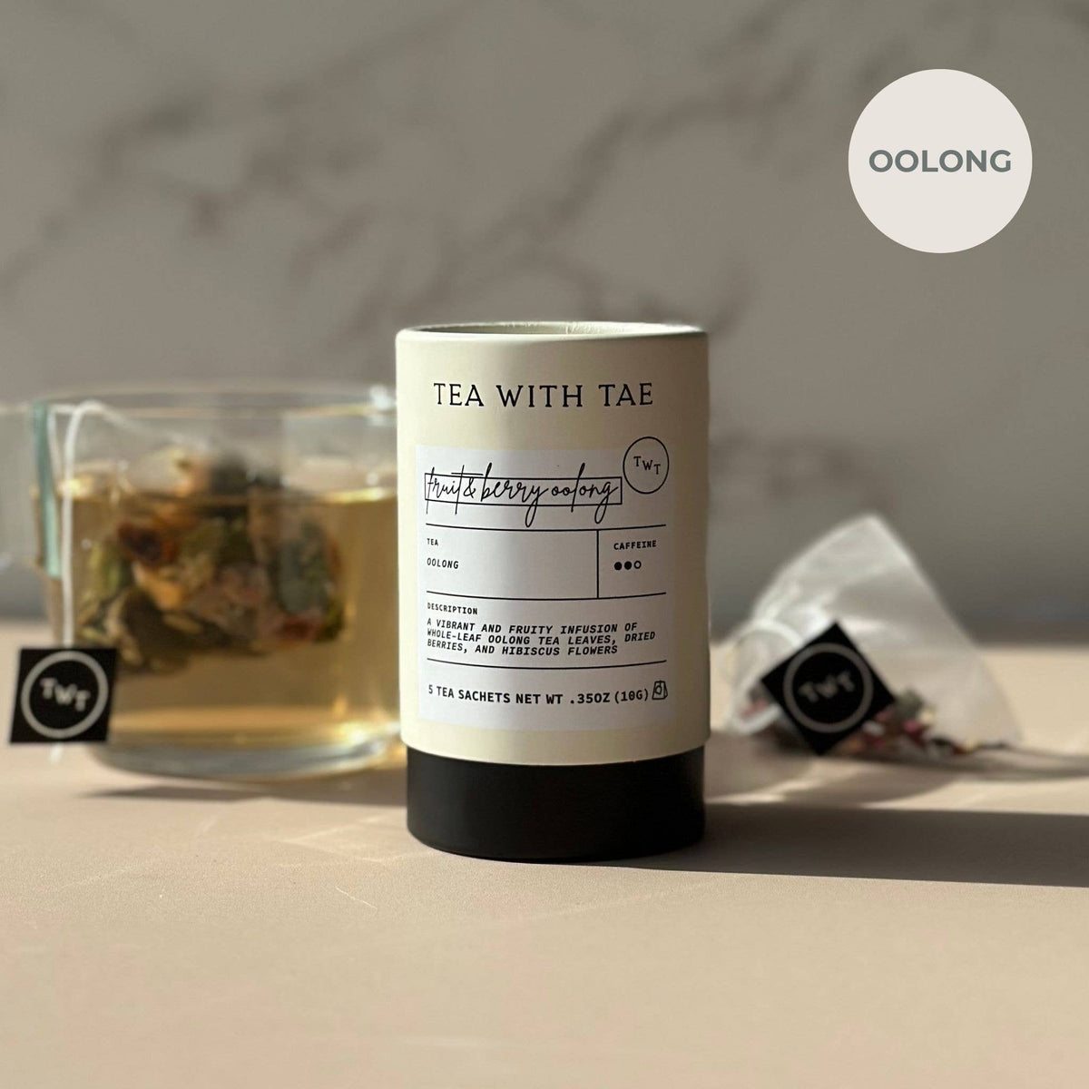 Fruit & Berry Oolong Mini Tea Tube Gift (5 tea bags)