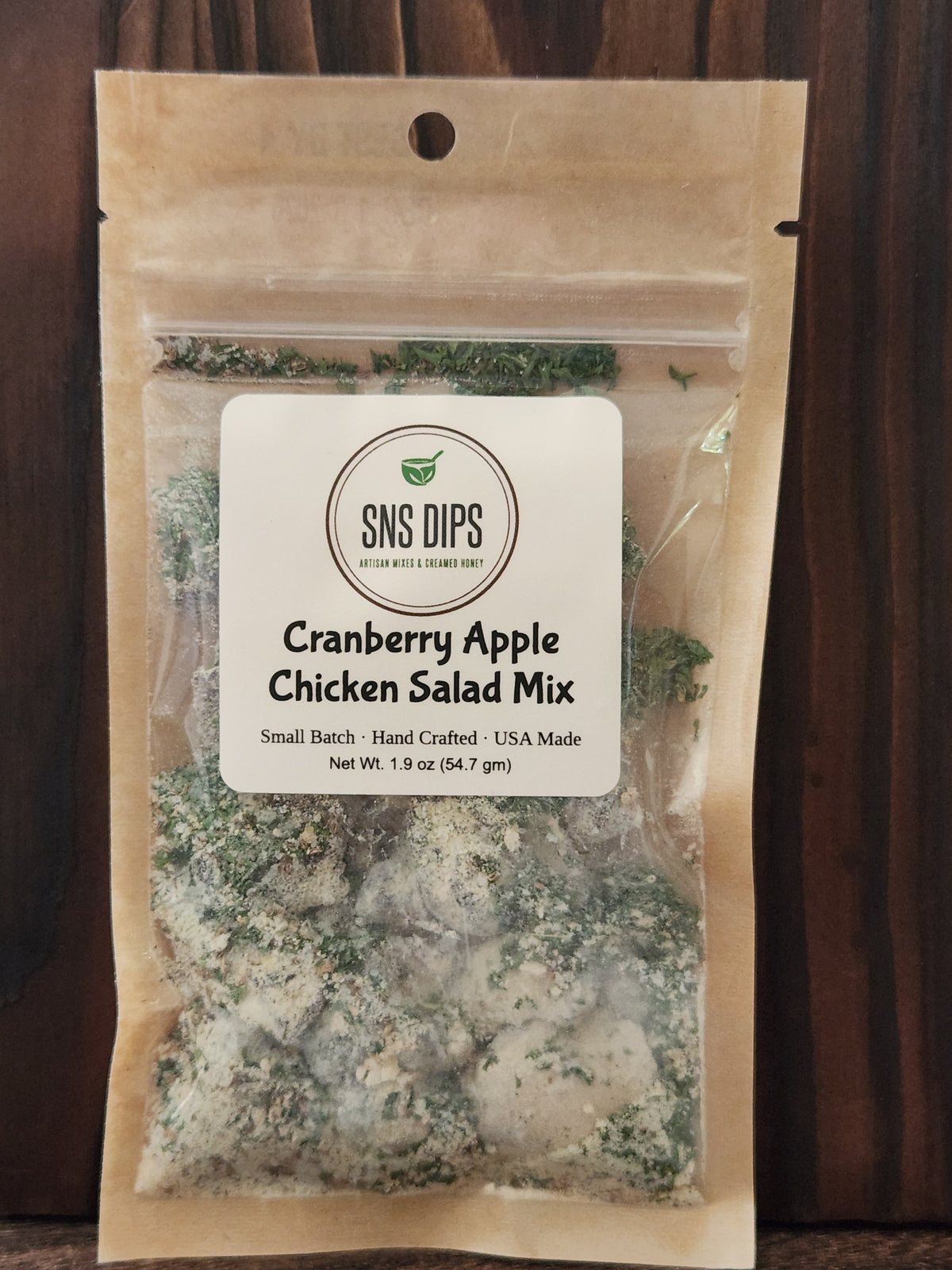 SNS Dips- Cranberry Apple Chicken Salad Dip Mix