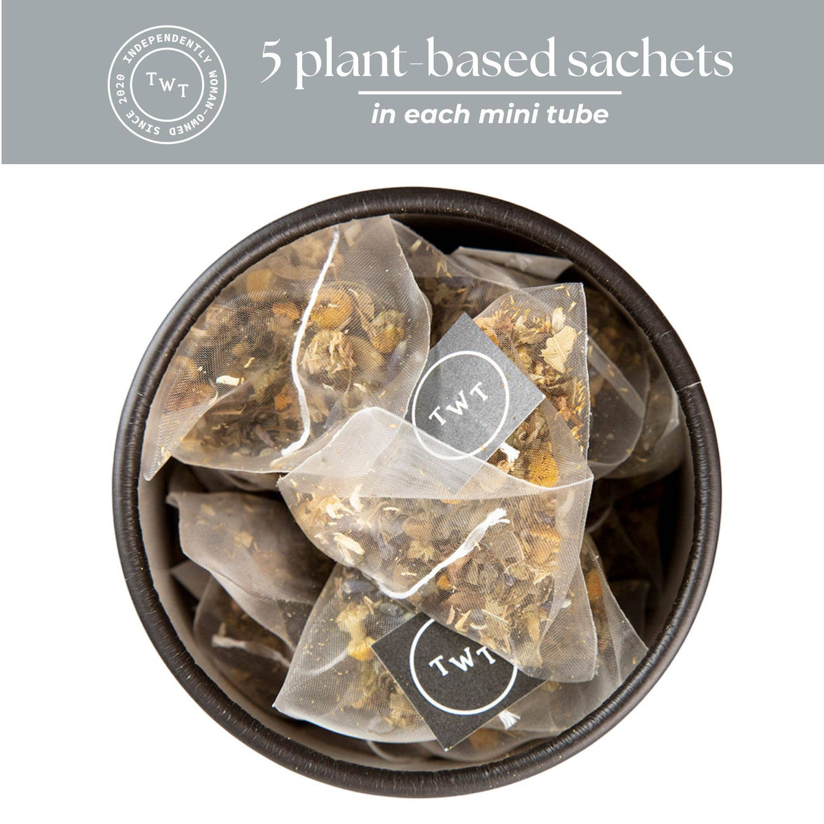 Spa Bliss Herbal Mini Tea Tube Gift (5 tea bags)