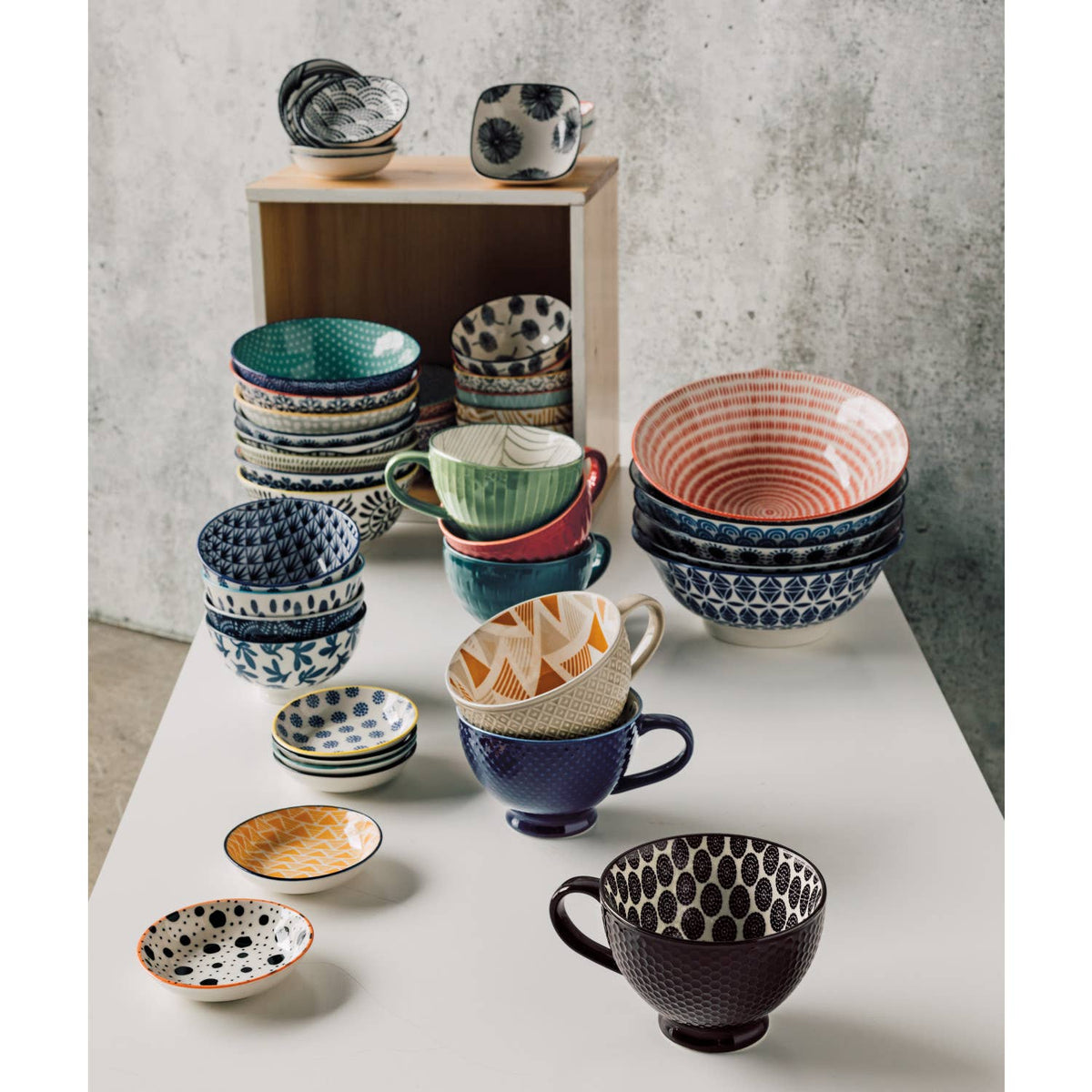 Square Pinch Bowls: Black