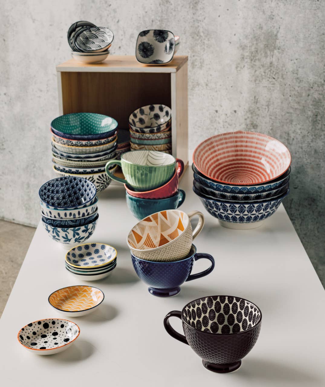 Square Pinch Bowls: Teal