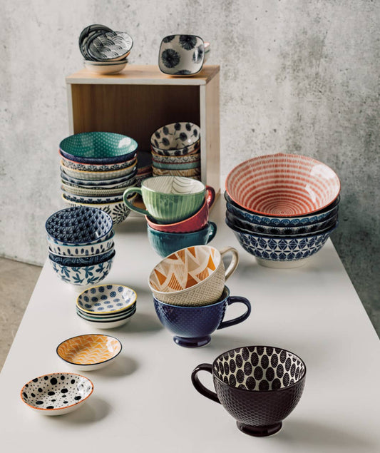 Square Pinch Bowls: Gold