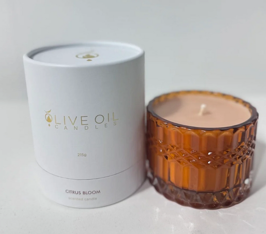Premium Olive Oil Candle- Citrus Bloom