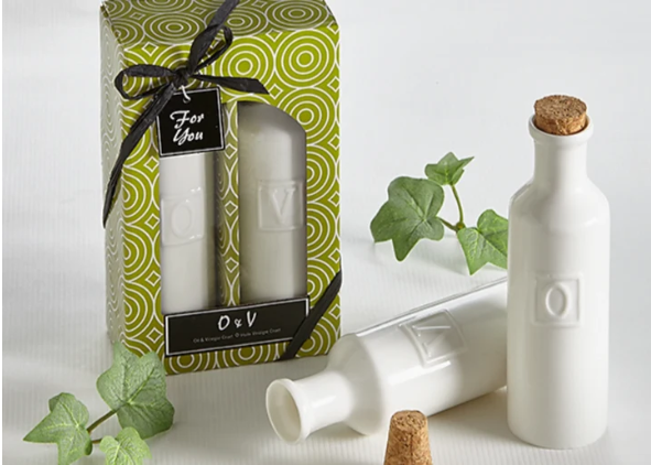 Petite O+V Oil and Vinegar Bottle Cruet Set